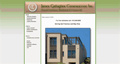 Desktop Screenshot of jamesgallagherconstruction.com